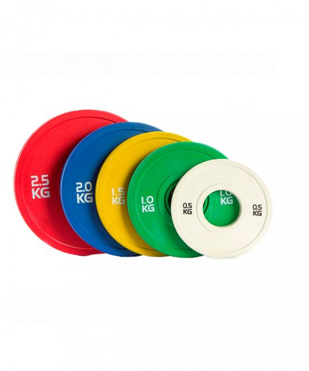 Disques de poids olympiques atx haltérophilie de couleur de 10 à 50 kg