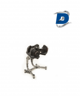 SET HALTERES REGLABLES AVEC RACK INCLUS