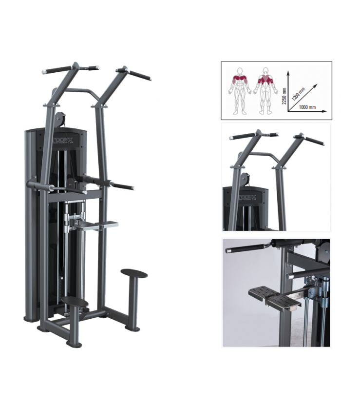 PULL UP-CHIN DIP- DIPS ASSISTE