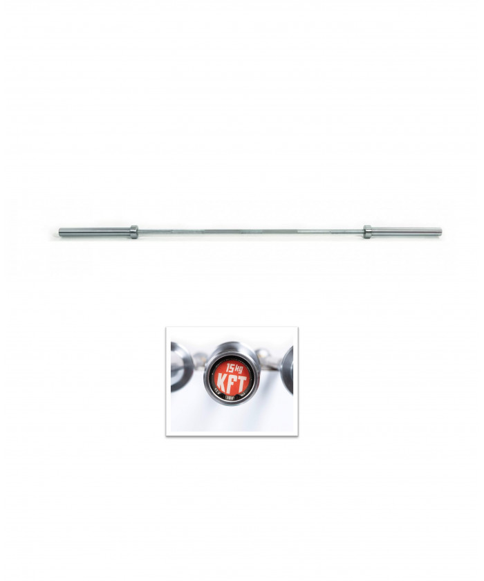 BARRE PRO FEMME CHROME  201CM-15KG-700KG