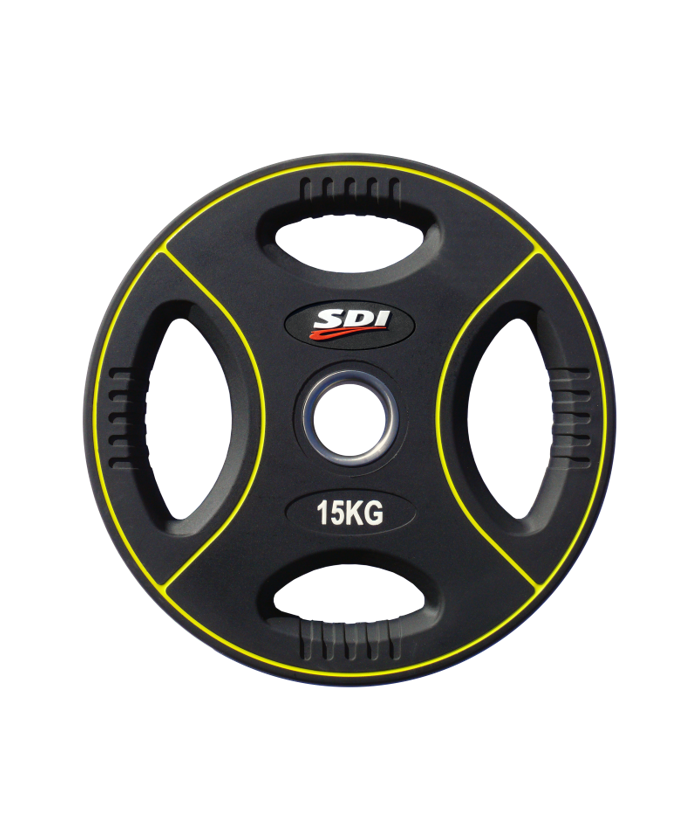 DISQUE AVEC POIGNEES EN TPU NOIR USAGE INTENSIF DISPORTEX