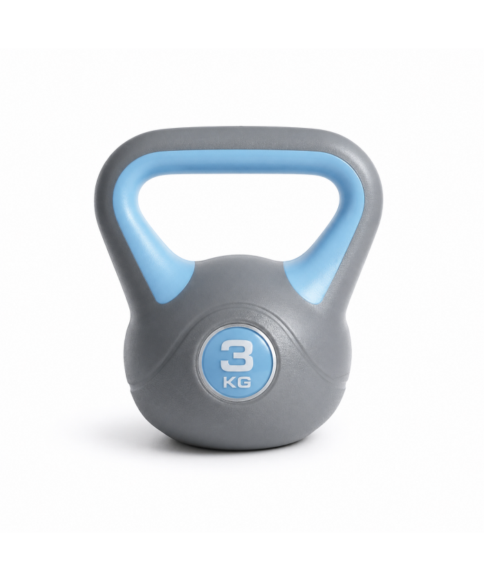 KETTLEBELL VINYLE AVEC PATINS PROTECTEURS