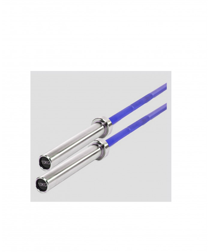 BARRE DEBUTANT BLEU 200CM-MAX 150KG -10KG