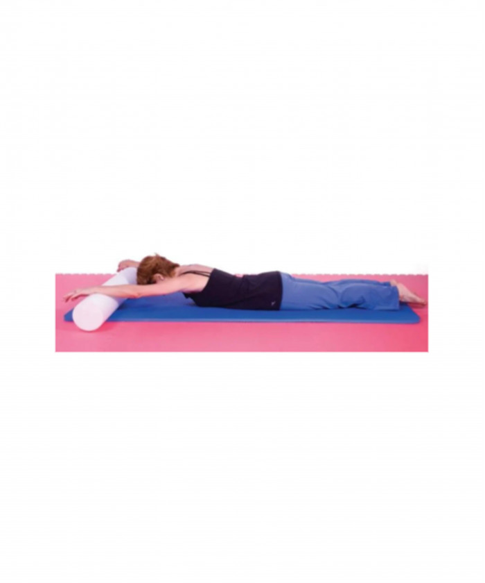 BLACK PILATES ROLLER - GROOVED