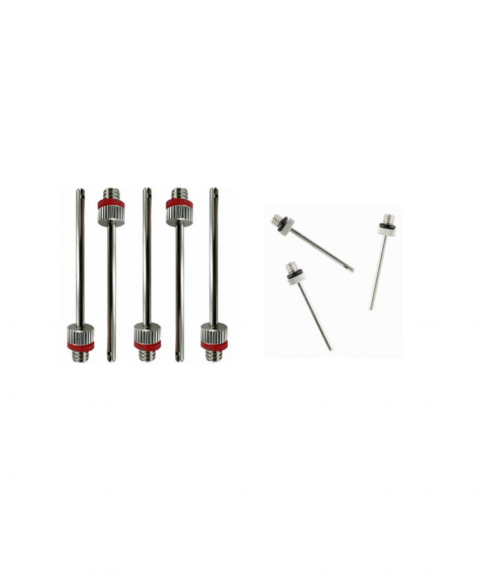 AIGUILLES DE GONFLAGE (LOT DE 50) + 5 REDUCTEURS