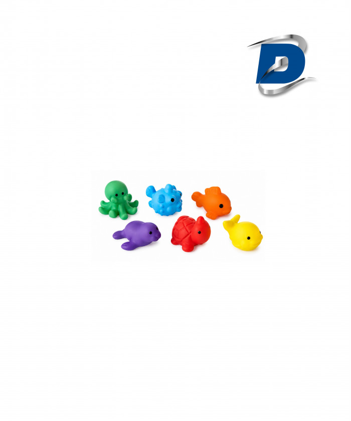 ANIMAUX LESTÉS PVC - LOT DE 6