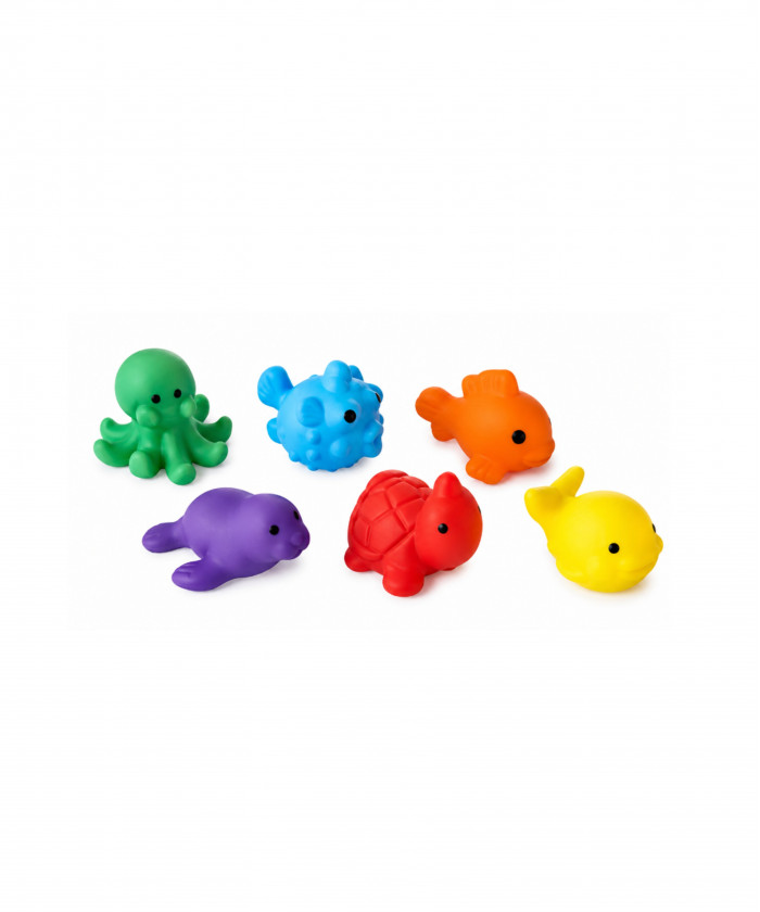 ANIMAUX LESTÉS PVC - LOT DE 6