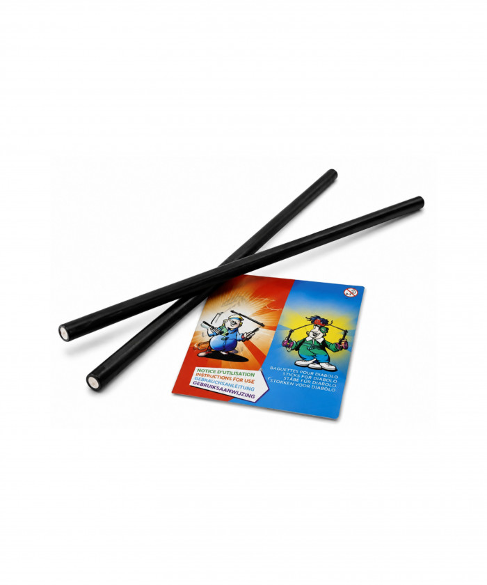 BAGUETTES GAINEES SILICONE POUR BAT/DIABLE (LA PAIRE)