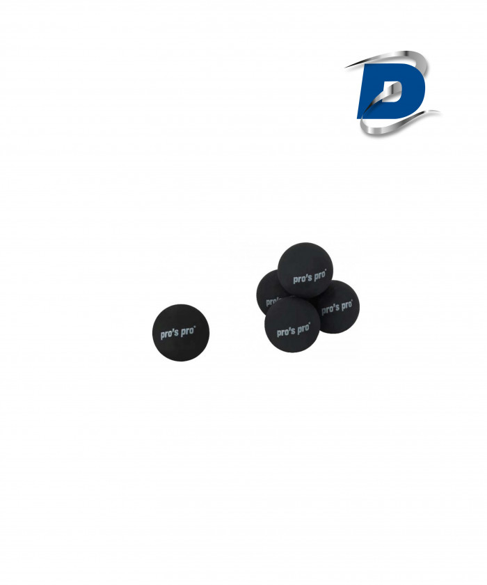 BALLES DE SQUASH VITESSE LENTE - LOT DE 12
