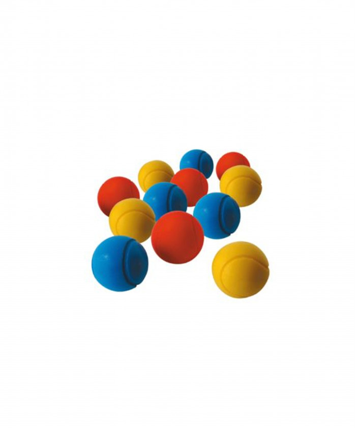 BALLES DE TENNIS MOUSSE 70 MM (LOT DE 60)