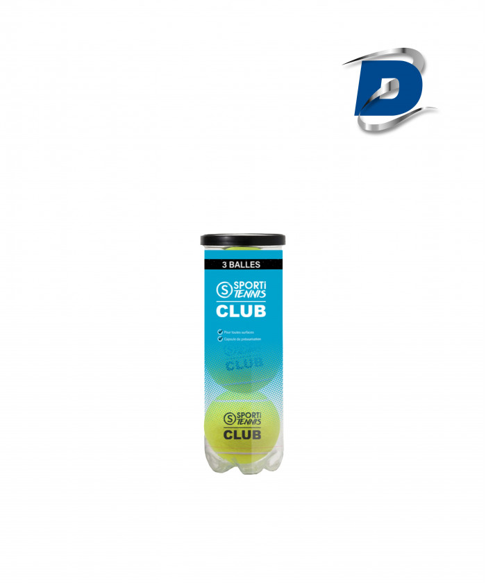 BALLES DE TENNIS PRESSION - LOT DE 3