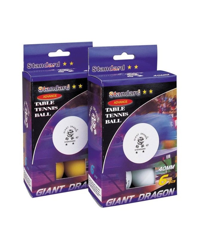 BALLES TENNIS DE TABLE (PAR 6)