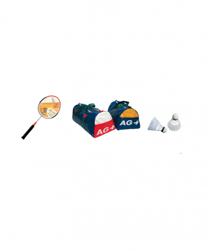 SET BADMINTON 10 RAQUETTES 52 CM