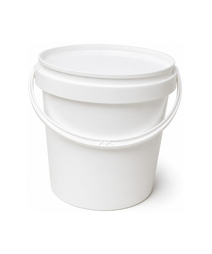 SEAU EN PLASTIQUE AVEC COUVERCLE - 16 LITRES