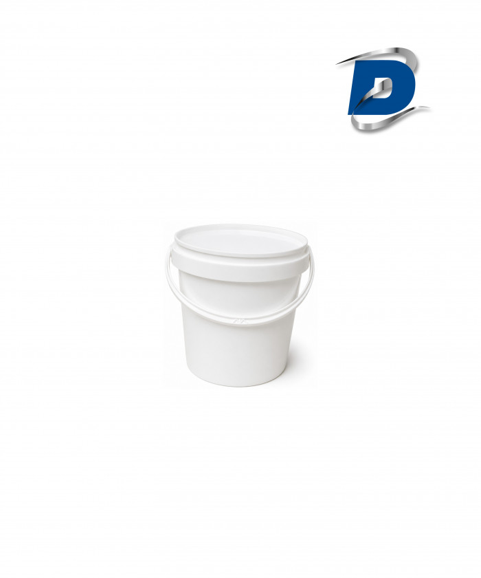 SEAU EN PLASTIQUE AVEC COUVERCLE - 16 LITRES
