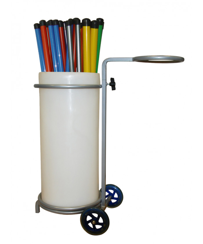 chariot pour barres lestées