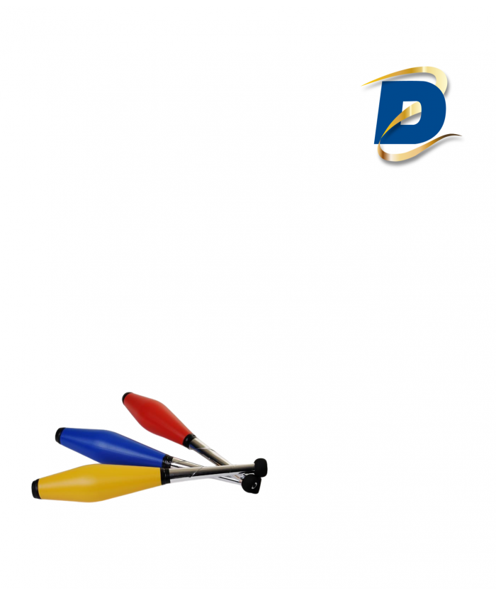 MASSUES JONGLERIE 44.5 CM (SET DE 3)