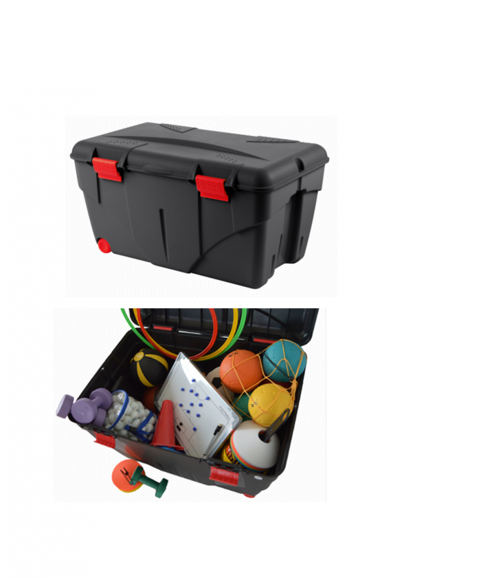 COFFRE DE RANGEMENT A ROULETTE 85 L