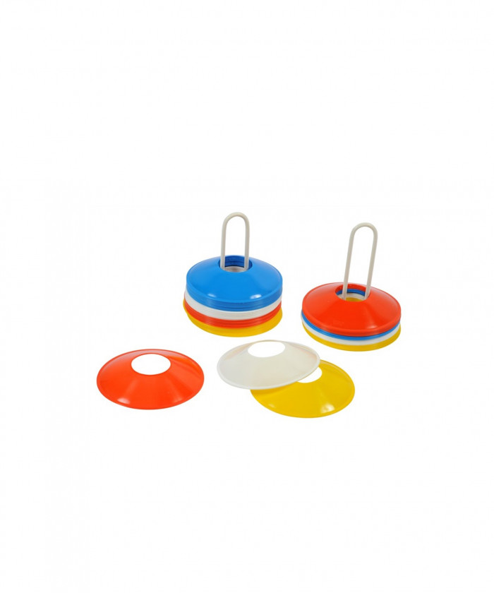 PLOTS DELIMITATION EXTRA SOUPLE + SUPPORT (LOT DE 40)