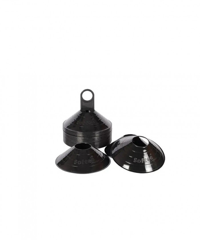 PLOTS DELIMITATION + SUPPORT (LOT DE 48) - COLORIS NOIR