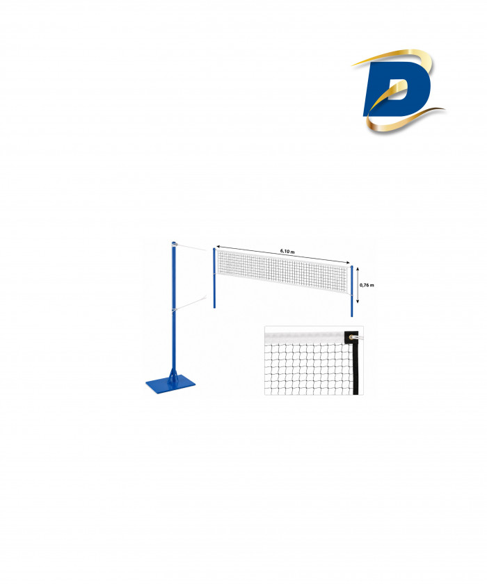 KIT BADMINTON LOISIR (POTEAUX + FILET)