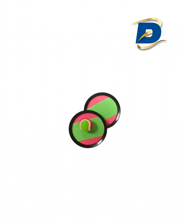 JEU DE CATCHER BALL (2 ASSIETTES VELCRO + 1 BALLE)