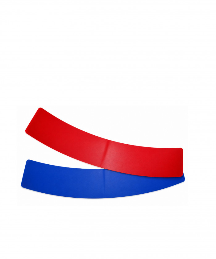 EMPREINTES SOUPLE LIGNE COURBE BLEU (LOT DE 10)