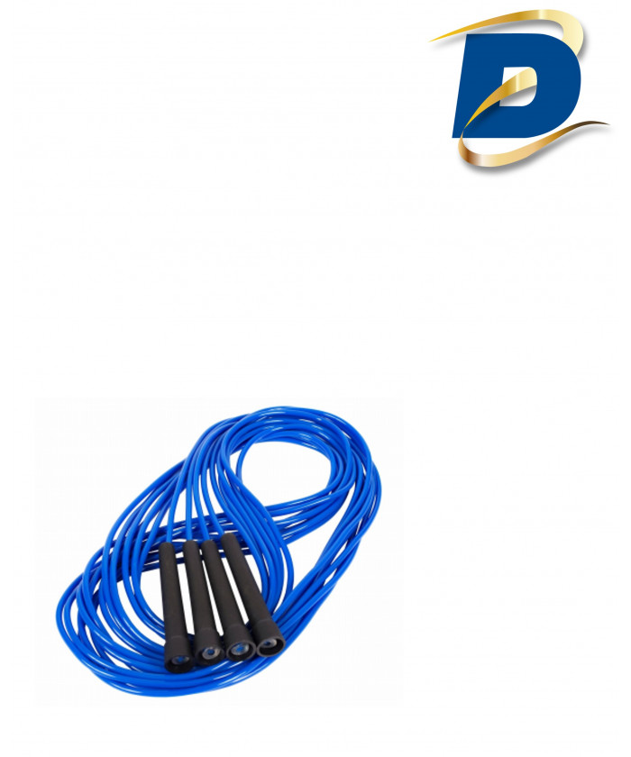 CORDE DE DOUBLE DUTCH - PVC - COLORIS BLEU (LA PAIRE)