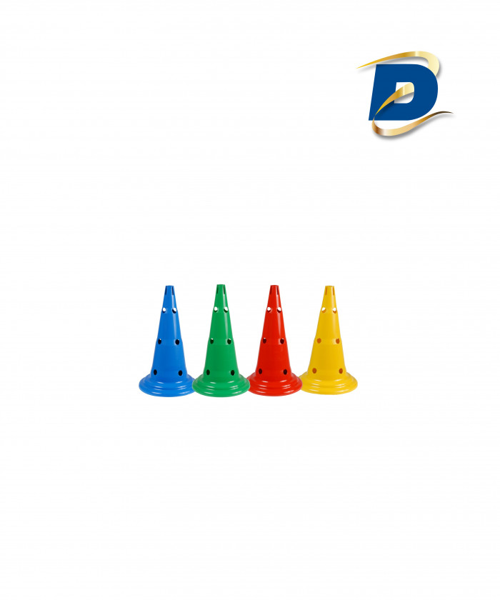CONE PERCE 50 CM - 12 TROUS - BLEU