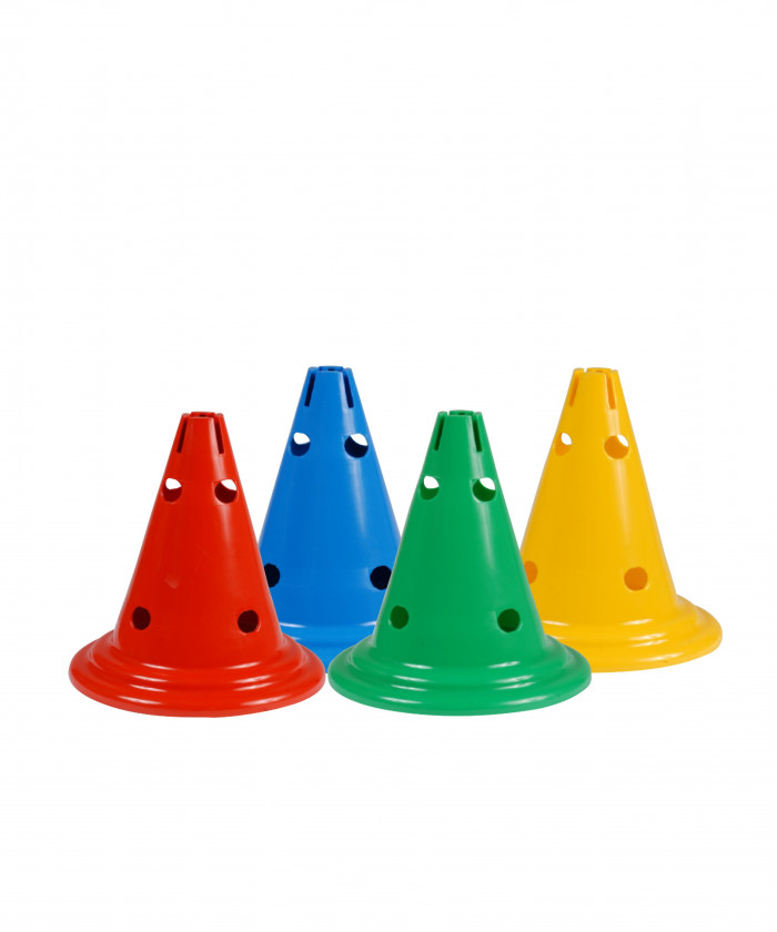 CONE PERCE 30 CM - 8 TROUS - VERT