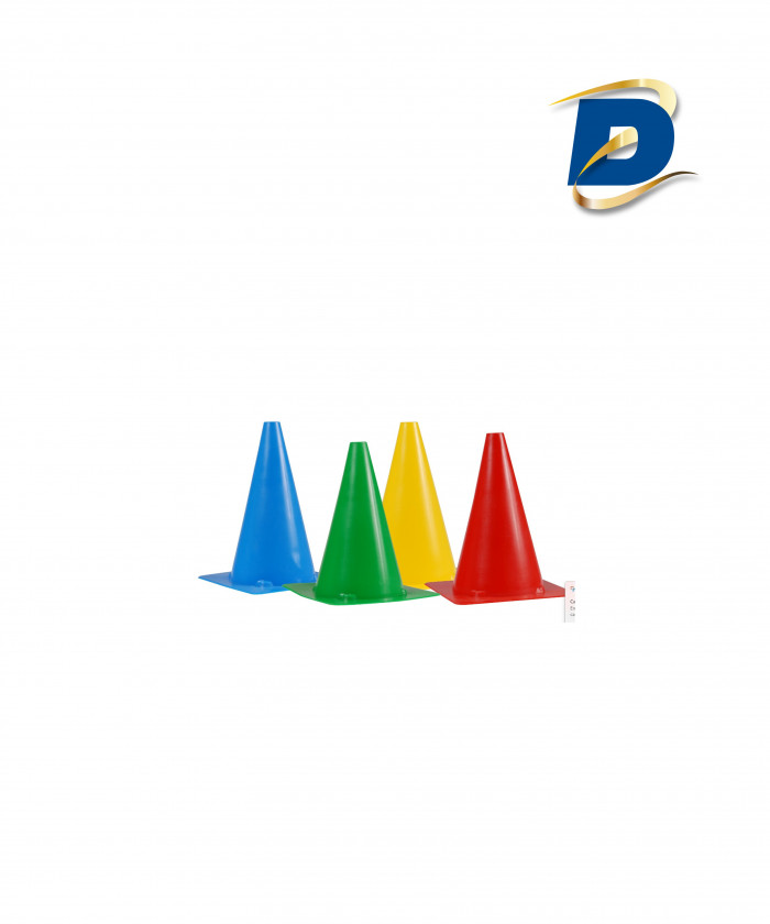 CONE 20 CM BASE CARREE - BLEU