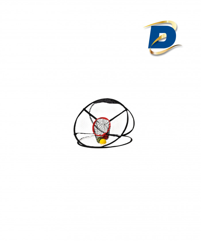 CIBLE GEANTE AU SOL DOUBLE NIVEAU + 5 BALLES MOUSSE 9 CM