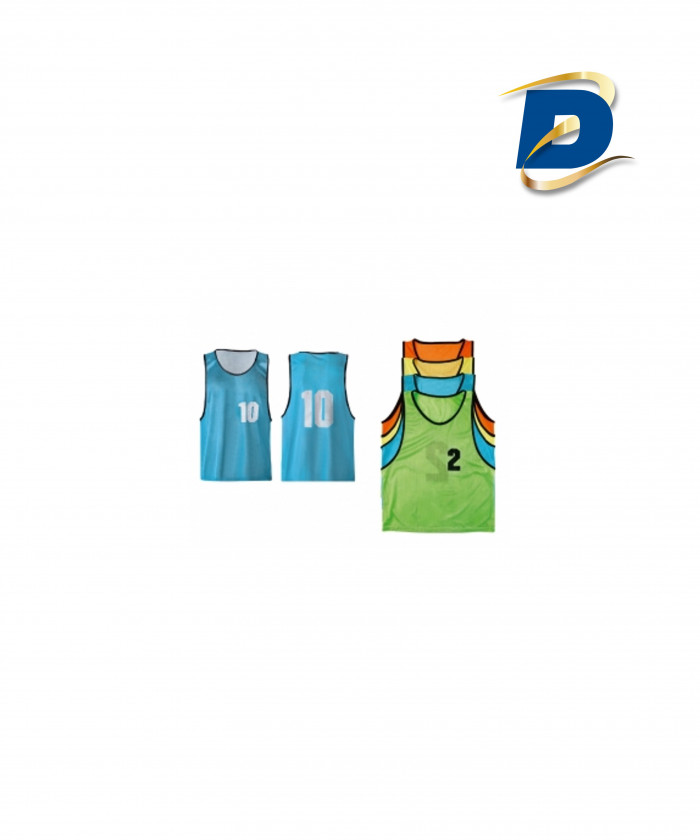CHASUBLES AJOUREES NUMEROTEES DE 1 A 10 TAILLE L - VERT