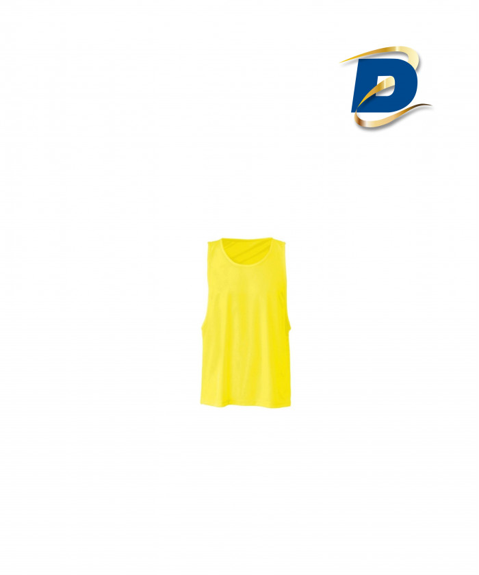 CHASUBLE POLYESTER EXTENSIBLE-TAILLE ADULTE- JAUNE FLUO