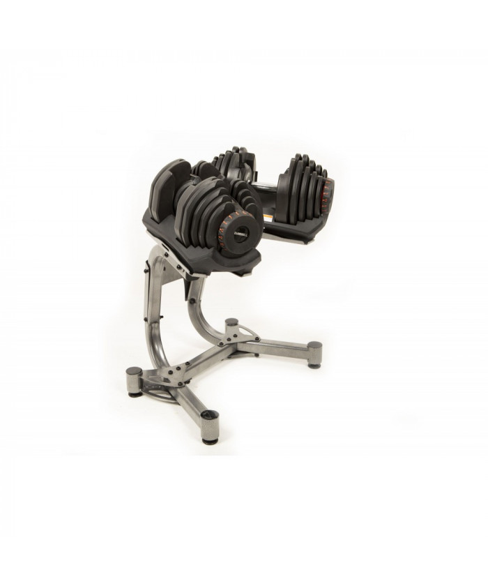 SET HALTERES REGLABLES AVEC RACK INCLUS
